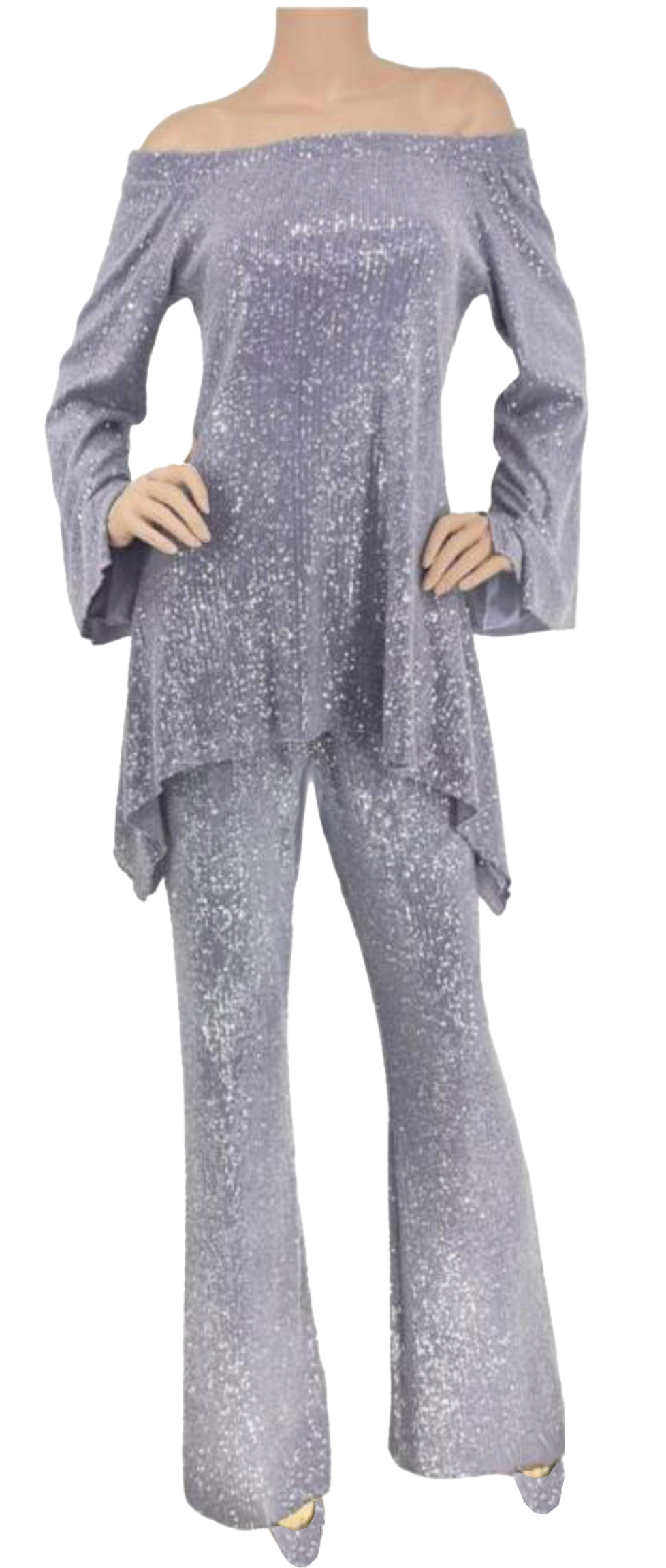 Cassis Liquid Sequin LSB5 LSP1 - Sara Mique Evening Wear