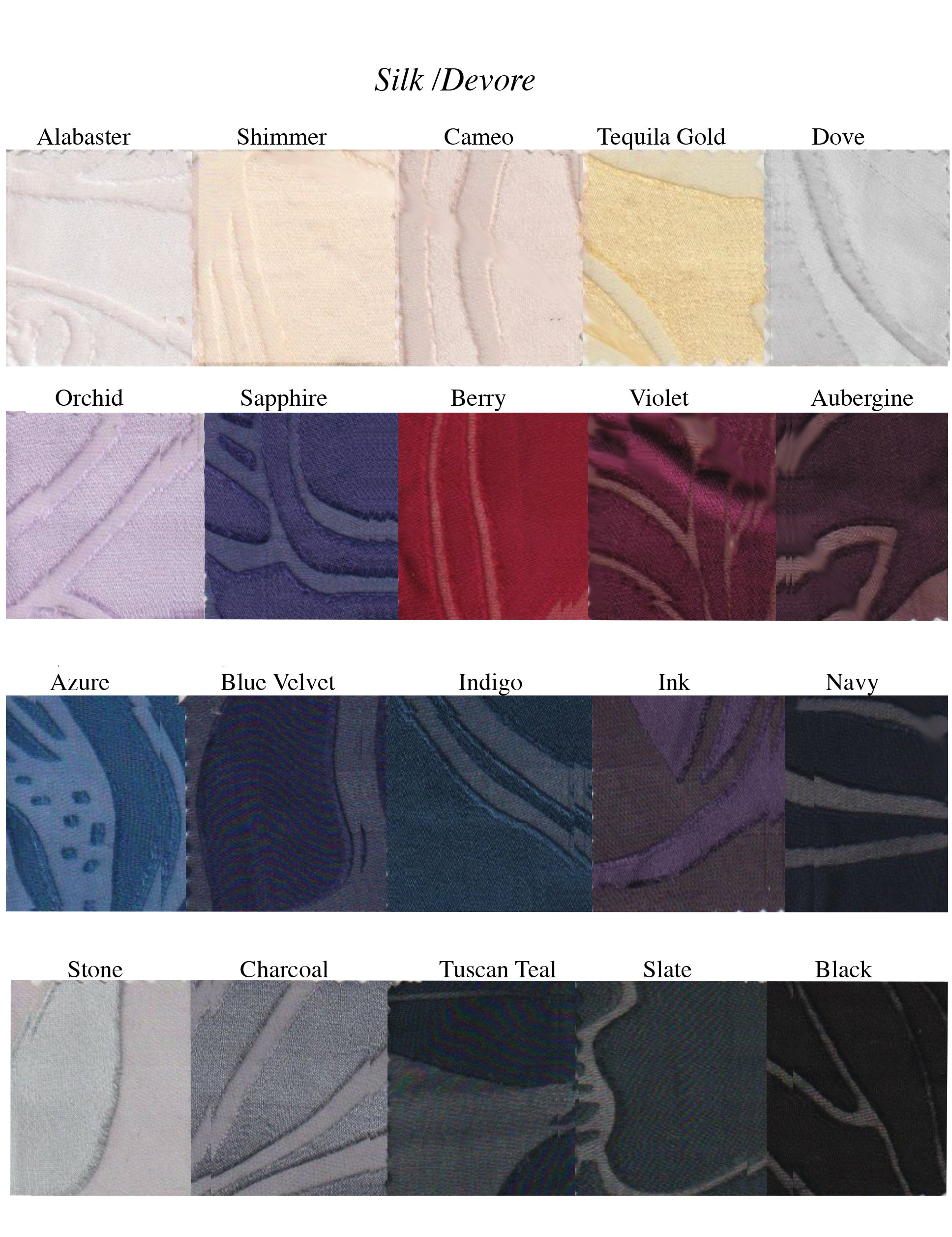 Silk Devore Bias Tunic, Silk Camisole & Silk Charmeuse Tulip Skirt - Sara Mique Evening Wear
