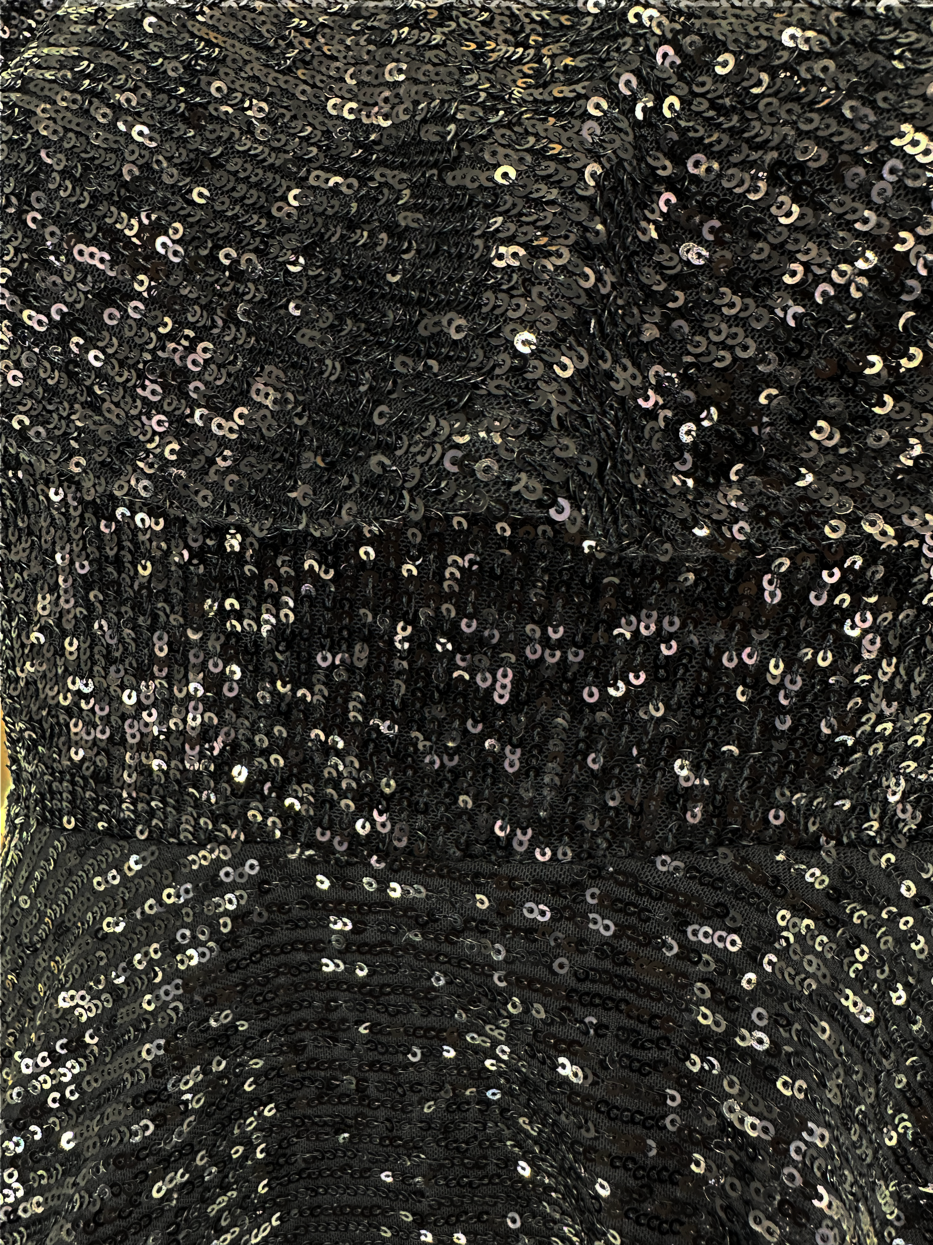 Ruffle Sequin Top LSB4 - Sara Mique Evening Wear