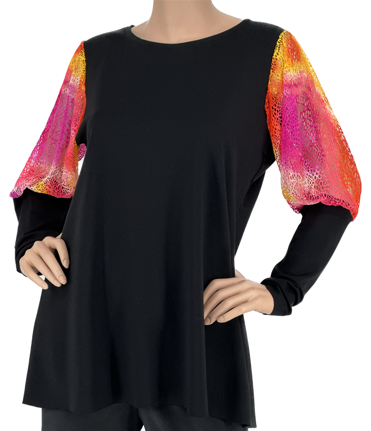 B870 OM Black with Color Sleeve Detail