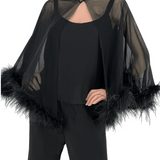 Feather float - Sara Mique Evening Wear