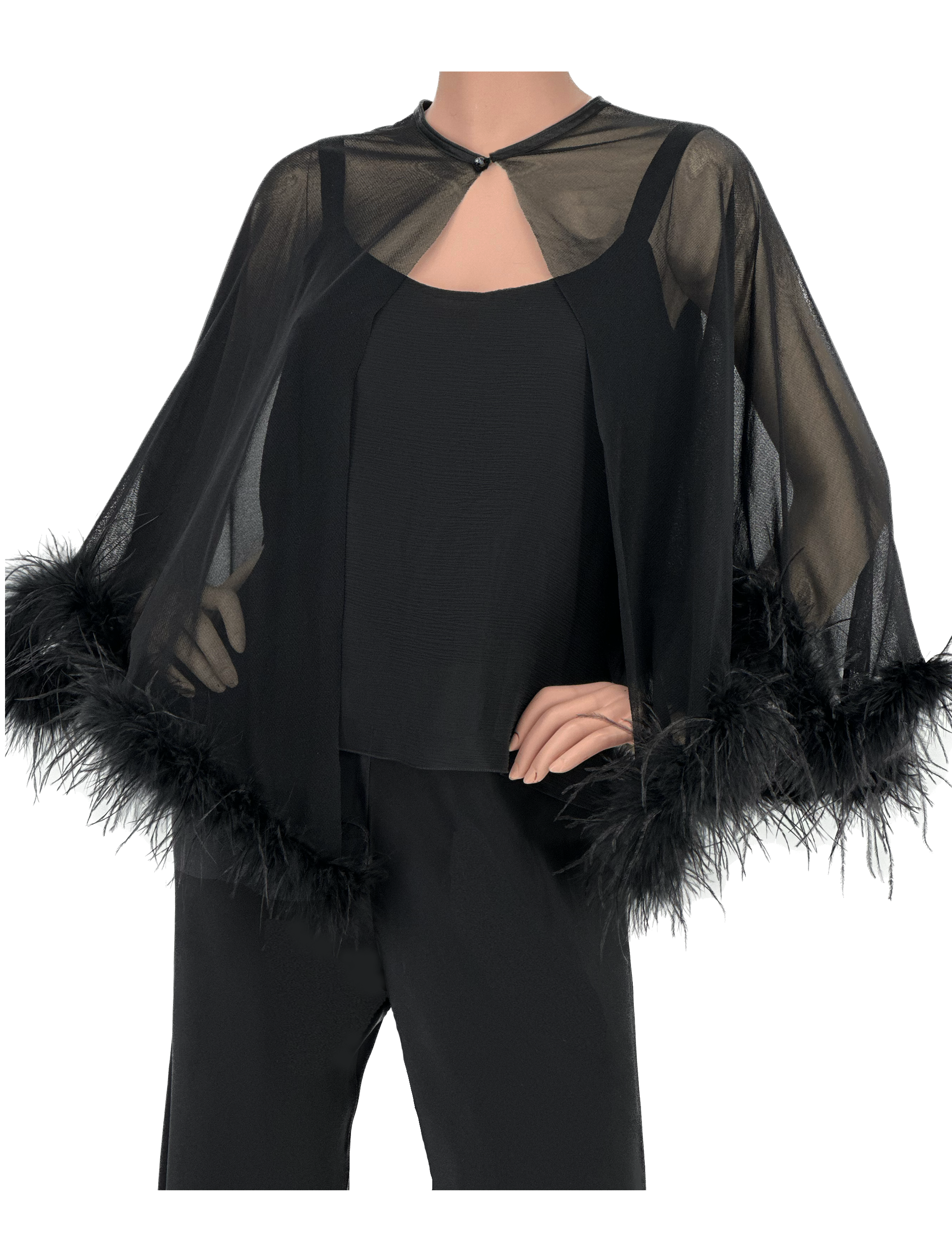 Feather float - Sara Mique Evening Wear