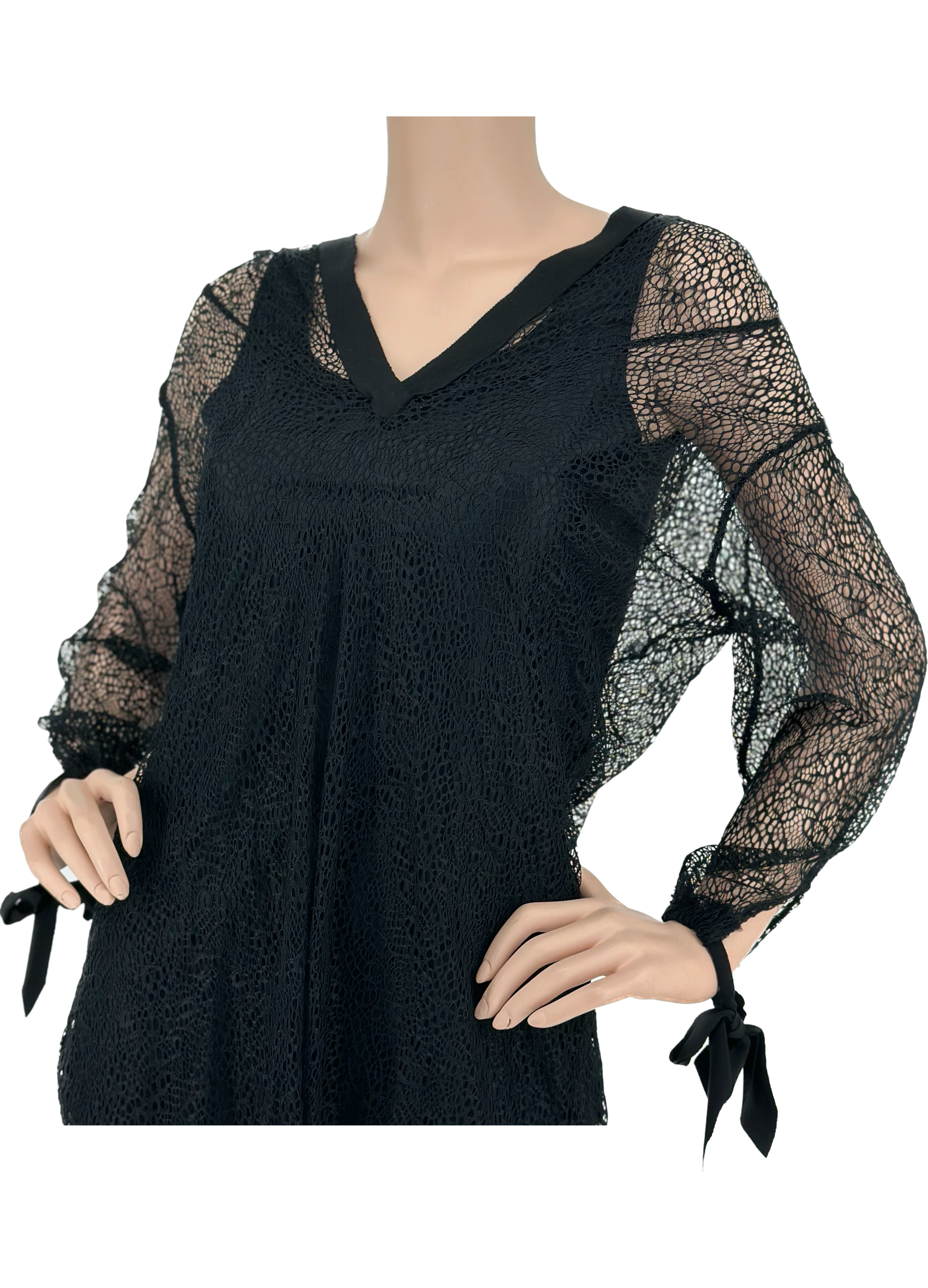 Fishnet Hoodie Top