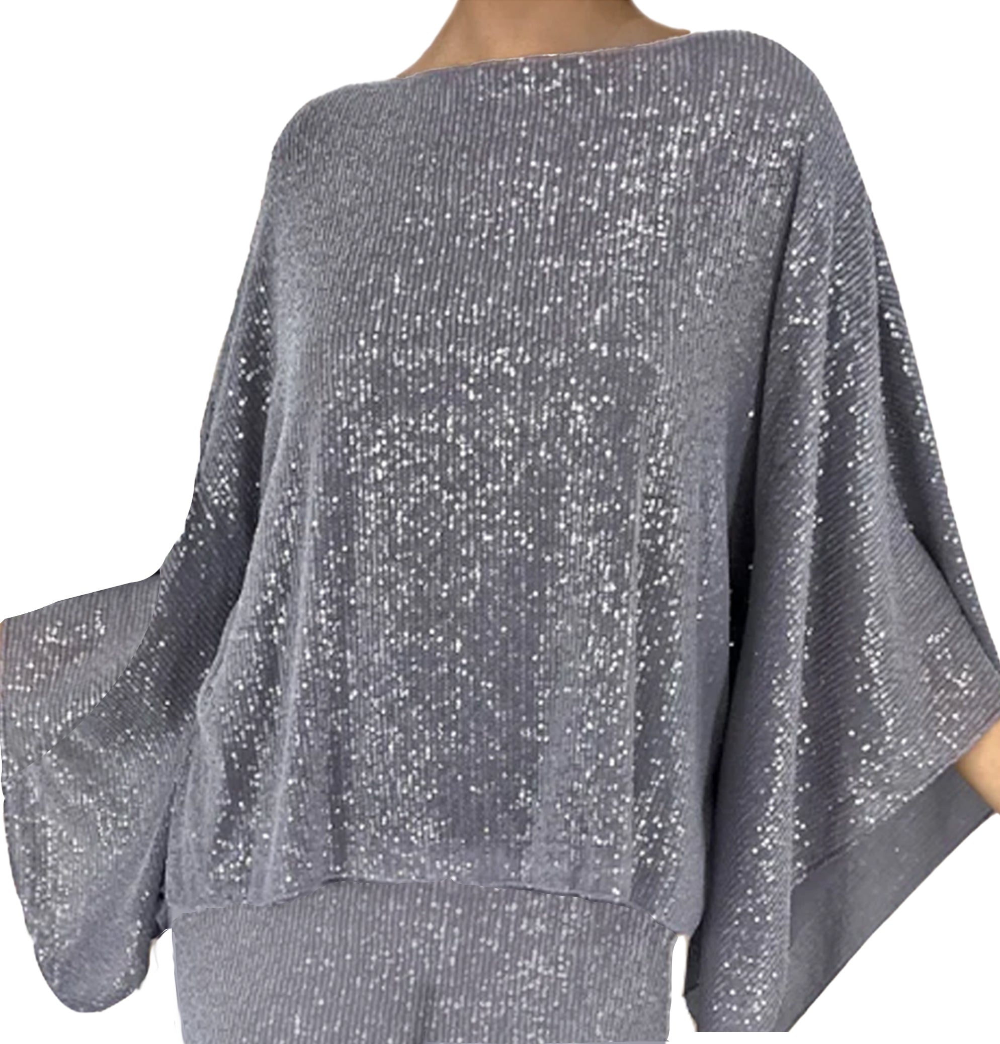 Liquid Sequin Kimono Top LSB6