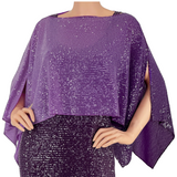 Mini Ombre Sequin Float LSFL2OM - Sara Mique Evening Wear
