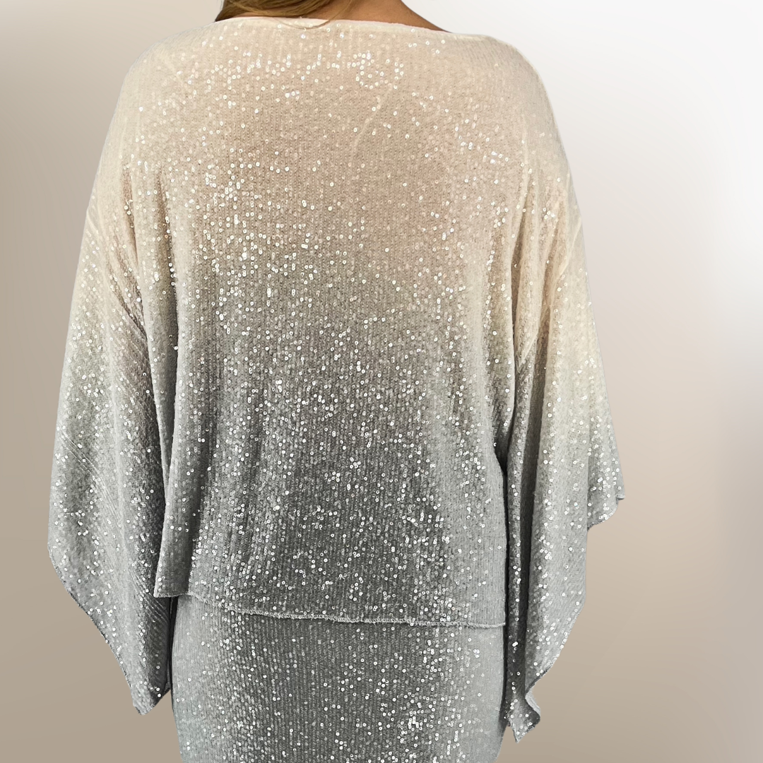 Ombre Sequin Top LSB7OM - Sara Mique Evening Wear