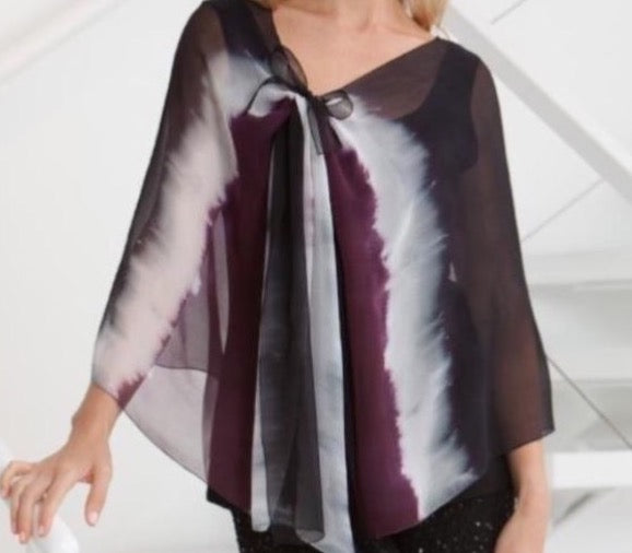 Silk Plisse  -  Float28ST - Sara Mique Evening Wear