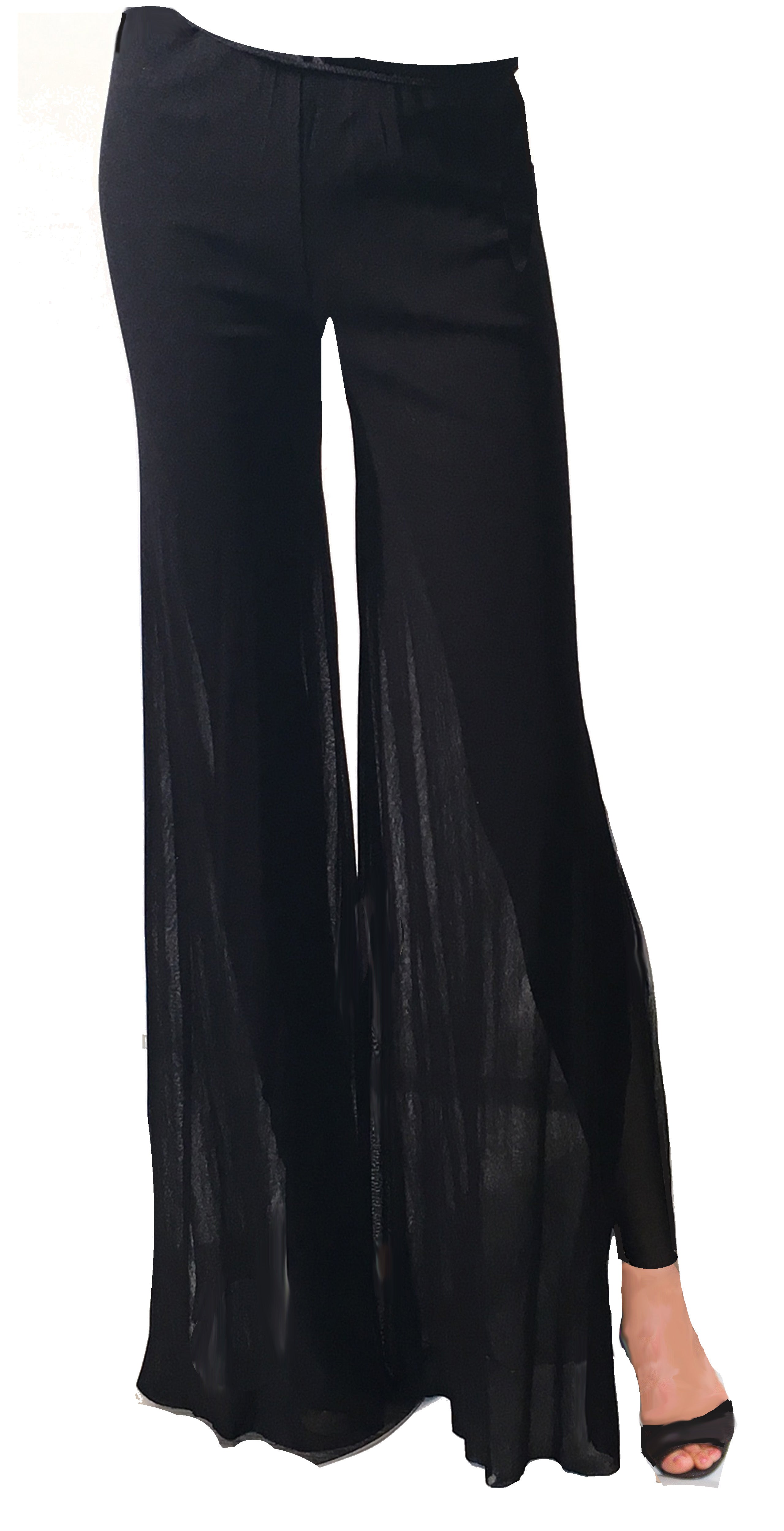 Sexy Mesh Split Pant / Legging MP2 - Sara Mique Evening Wear