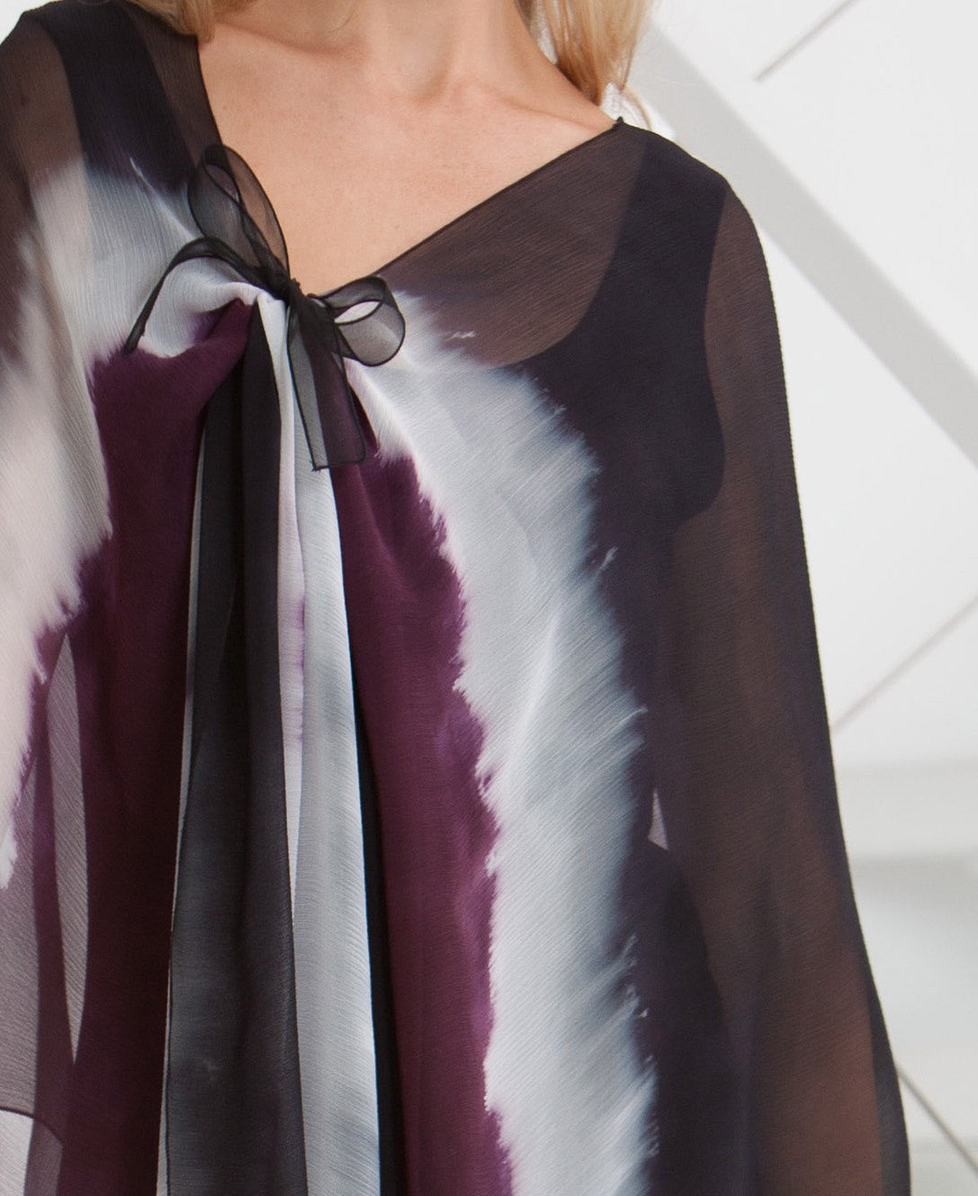 Silk Plisse  -  Float28ST - Sara Mique Evening Wear