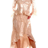 B1830H2 / S1801H Beautiful Devore Burn-Out Set - Sara Mique Evening Wear