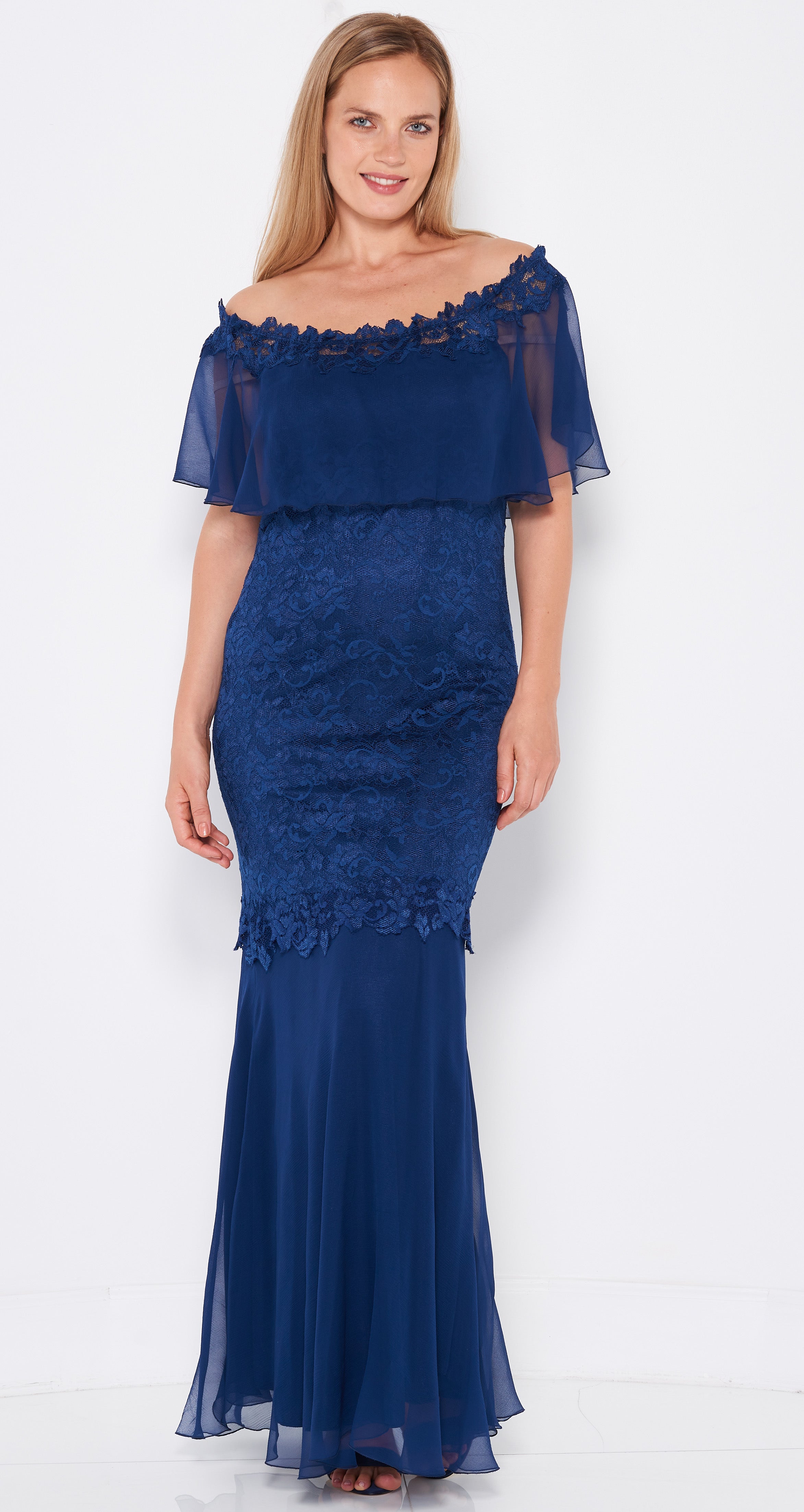 Off Shoulder Beauty D646 - Sara Mique Evening Wear